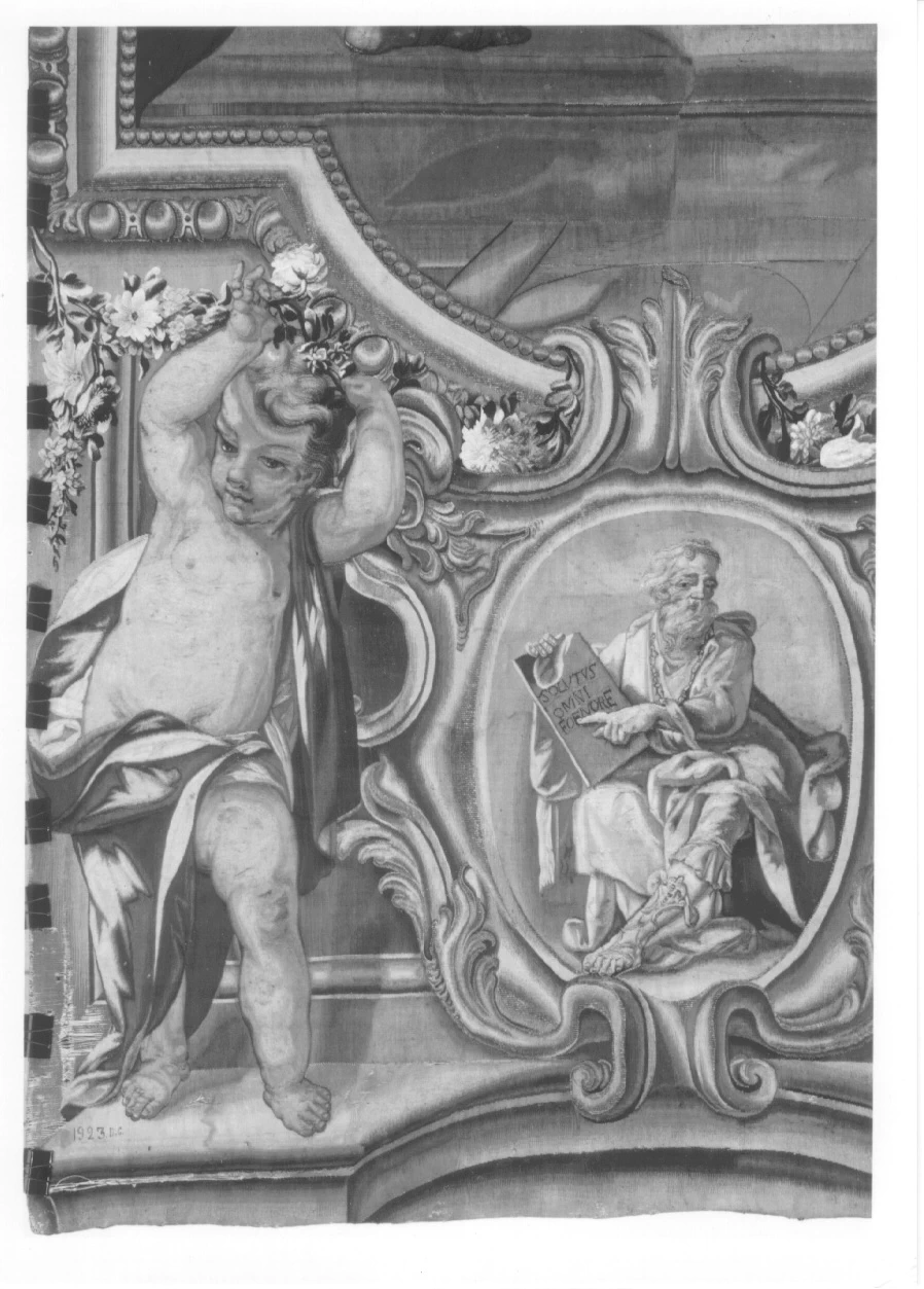 Arazzo - il capo e le mani di Ciro mozzate, Musei Reali, Palazzo Reale, Torino, dettaglio